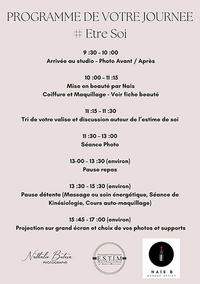 Programme journée Estime De Soi